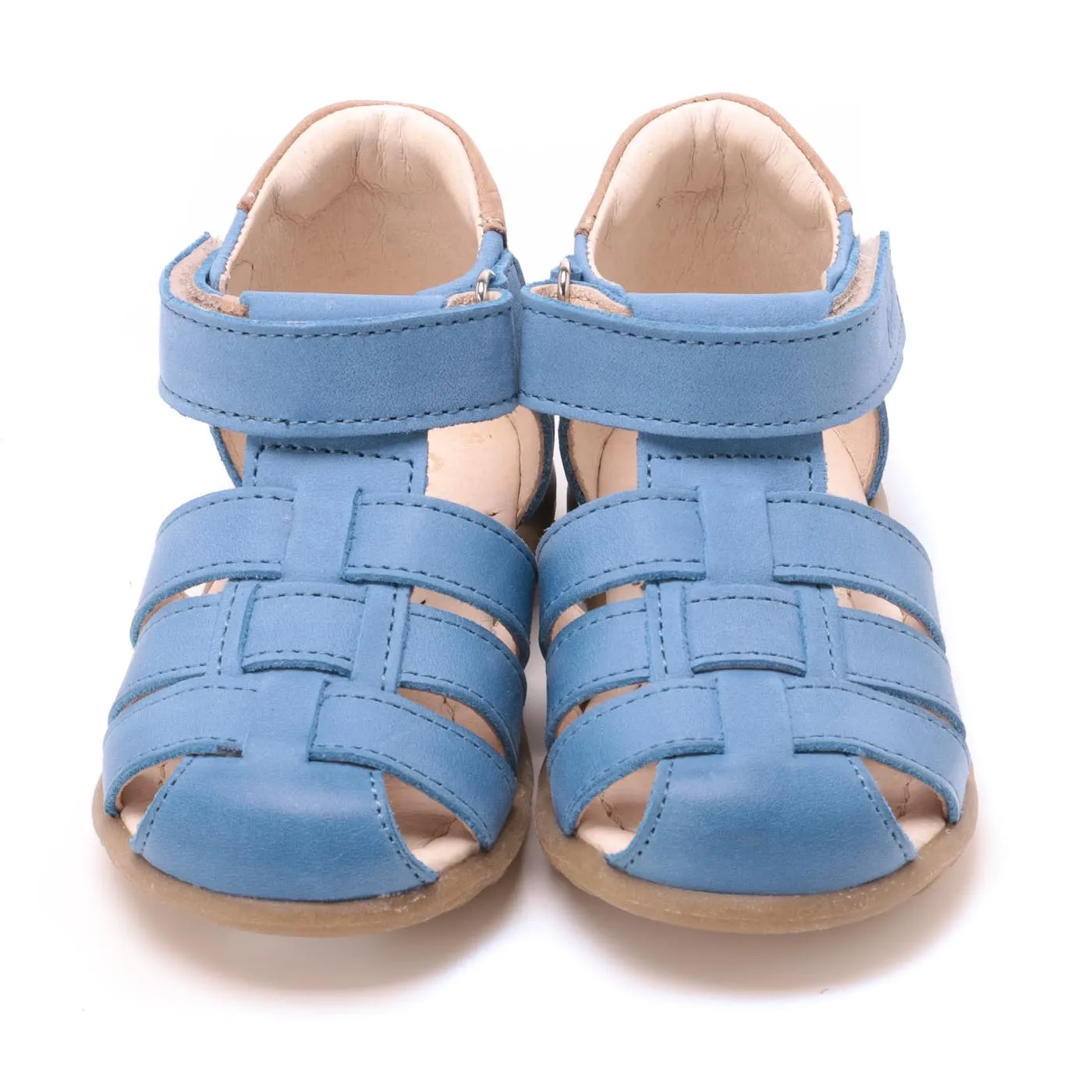 (1078-4) Emel blue closed sandals