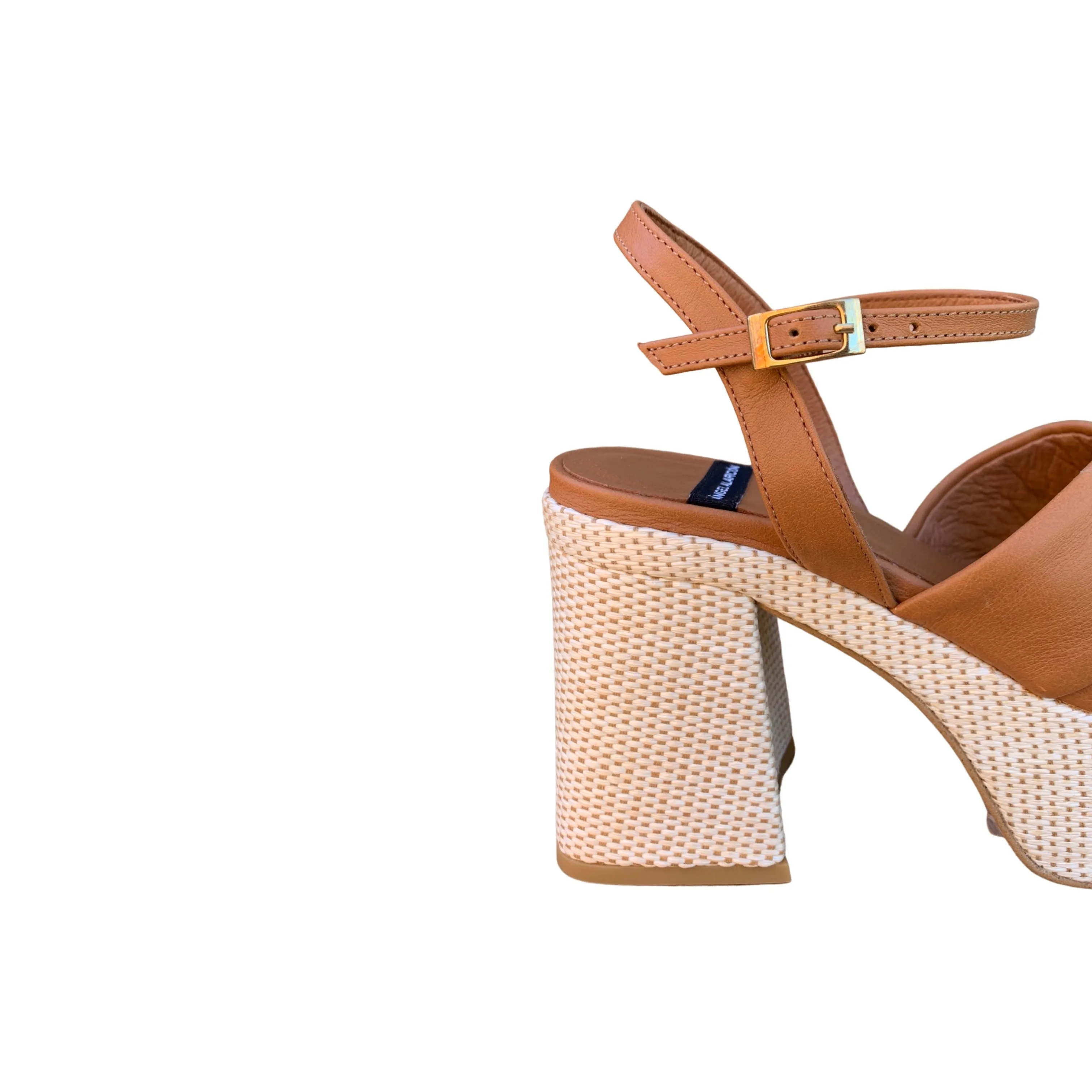 23092 Brown Platform Sandal