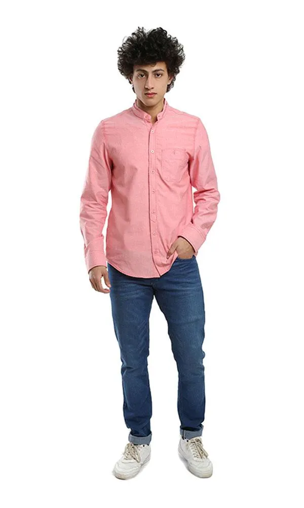 38842 Casual Plain Shirt - Watermelon