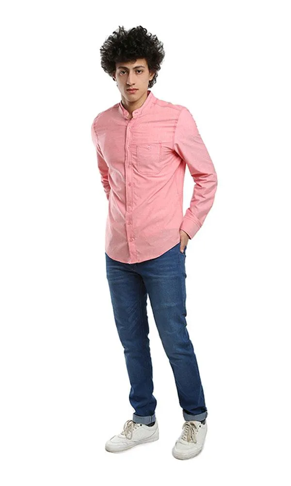 38842 Casual Plain Shirt - Watermelon