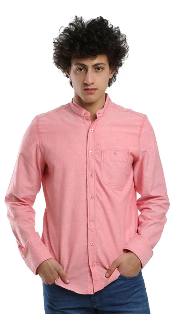 38842 Casual Plain Shirt - Watermelon