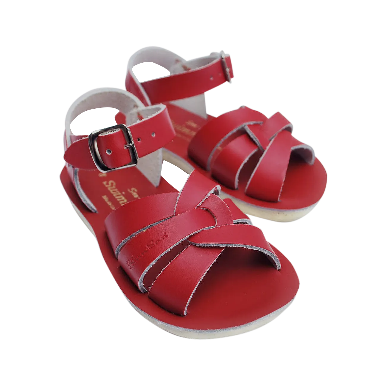 (8004) Salt-Water Sandal Swimmer - RED