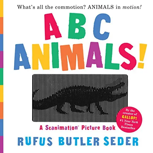 ABC Animals Scanimation Book