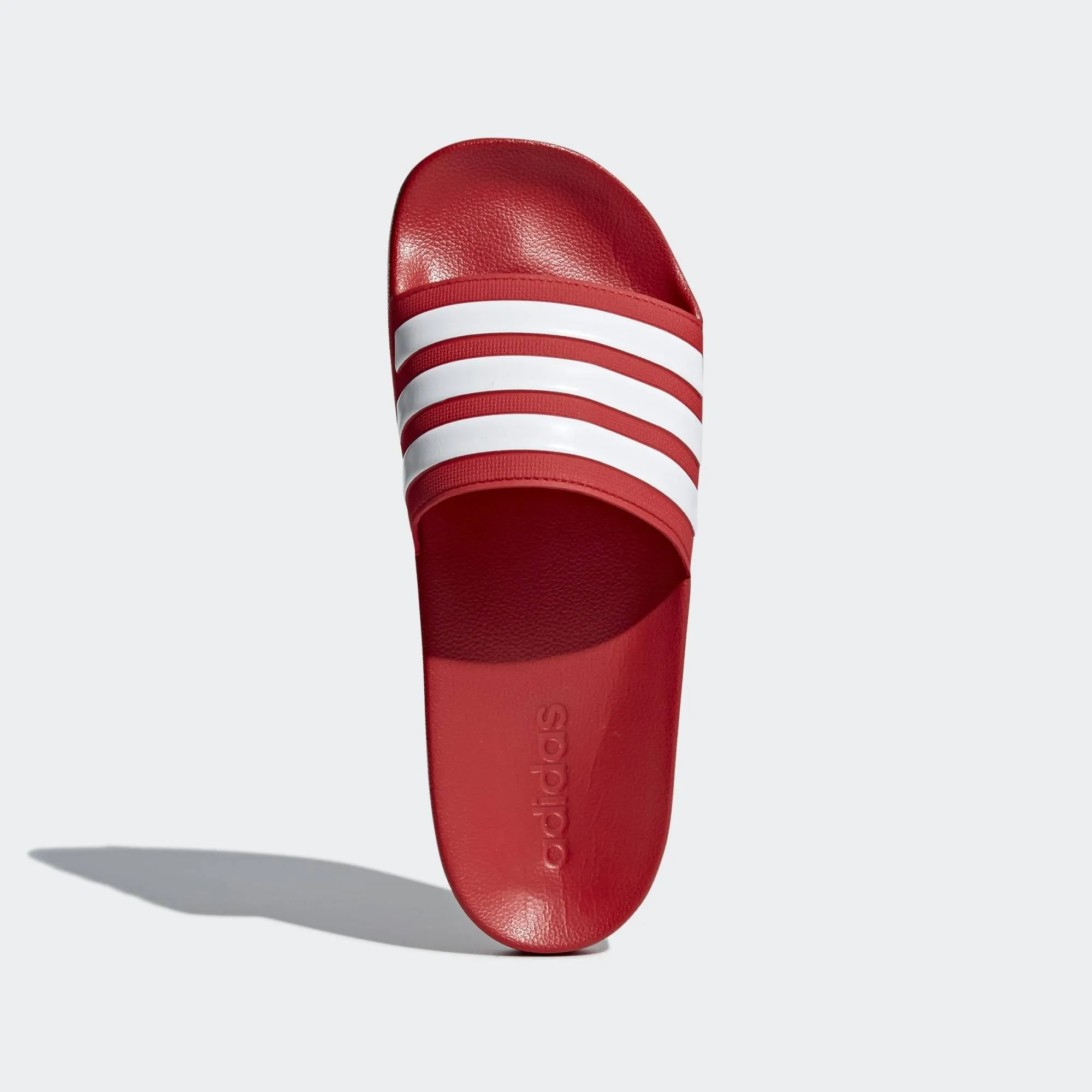 ADILETTE CLOUDFOAM SLIDES SCARLET / CLOUD WHITE / SCARLET