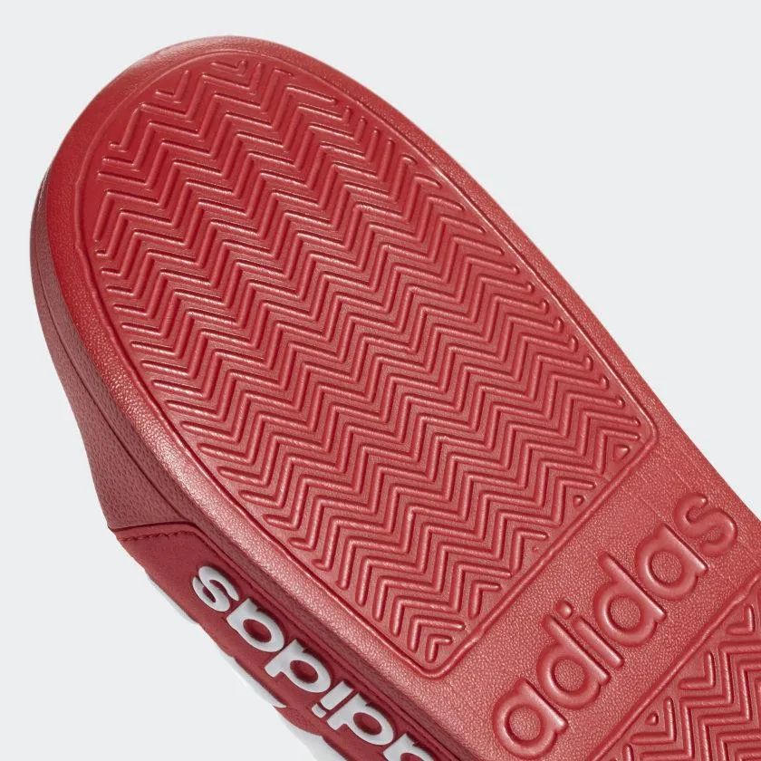 ADILETTE CLOUDFOAM SLIDES SCARLET / CLOUD WHITE / SCARLET