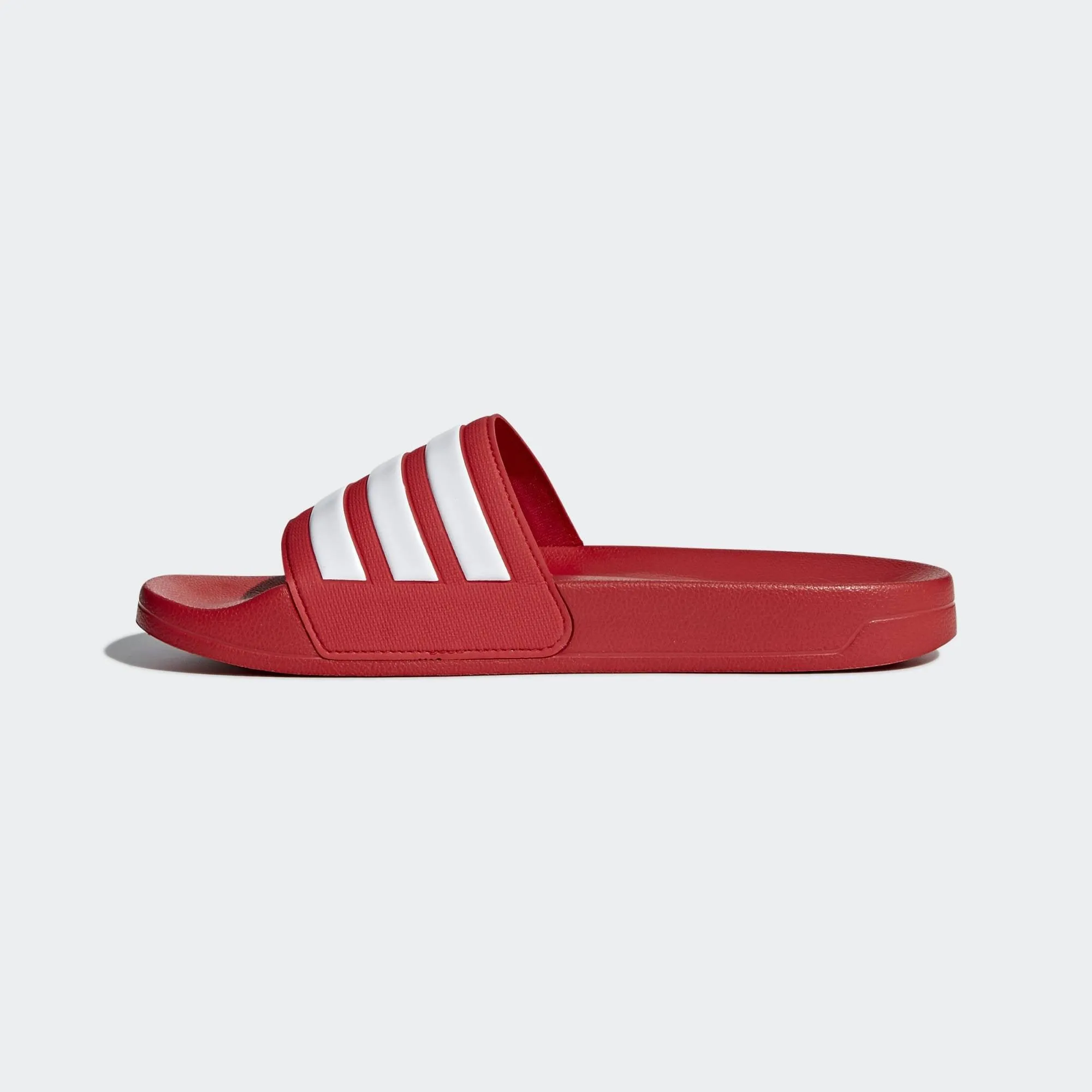 ADILETTE CLOUDFOAM SLIDES SCARLET / CLOUD WHITE / SCARLET