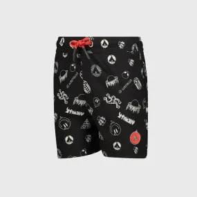 Airwalk Kids Flip AOP Shorts Black/Multi