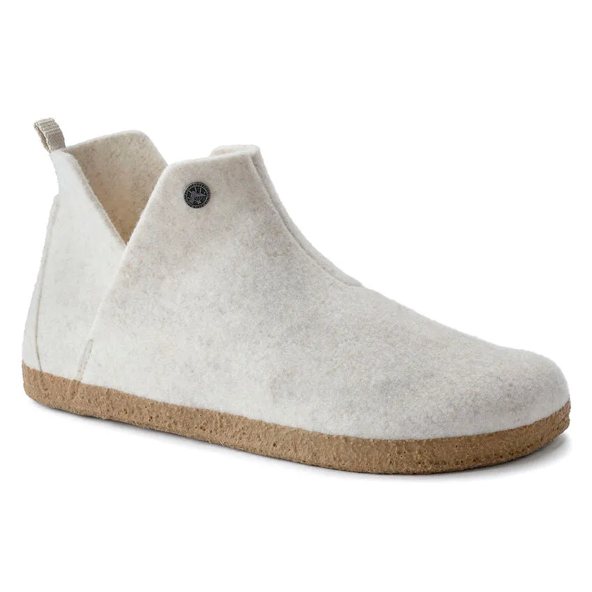 Andermatt Shearling Bootie Slipper - Ecru Wool