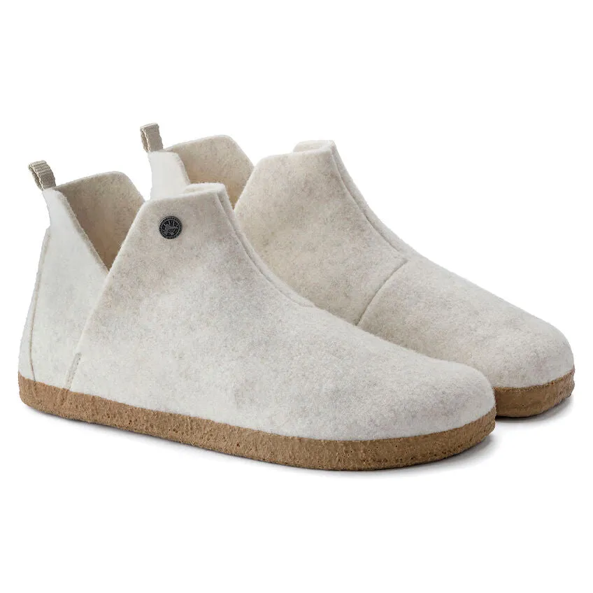 Andermatt Shearling Bootie Slipper - Ecru Wool