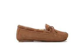 Ara - Unisex Moccasin Slipper Cognac