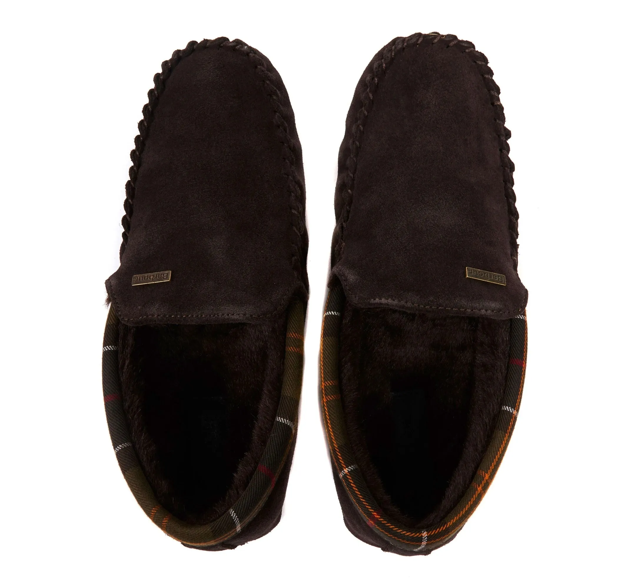 Barbour Mens 'Monty' Suede Moccasin Slipper