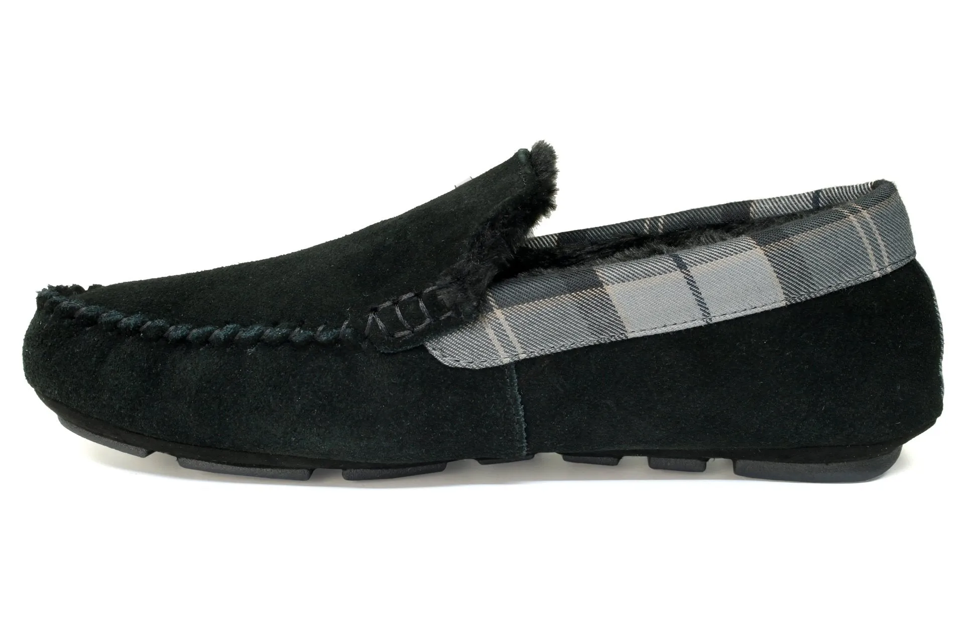 Barbour Mens 'Monty' Suede Moccasin Slipper