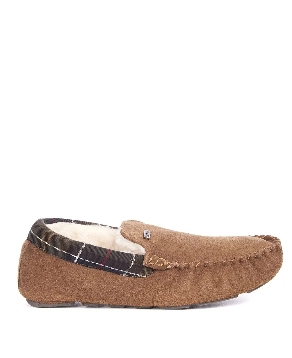 Barbour Mens 'Monty' Suede Moccasin Slipper