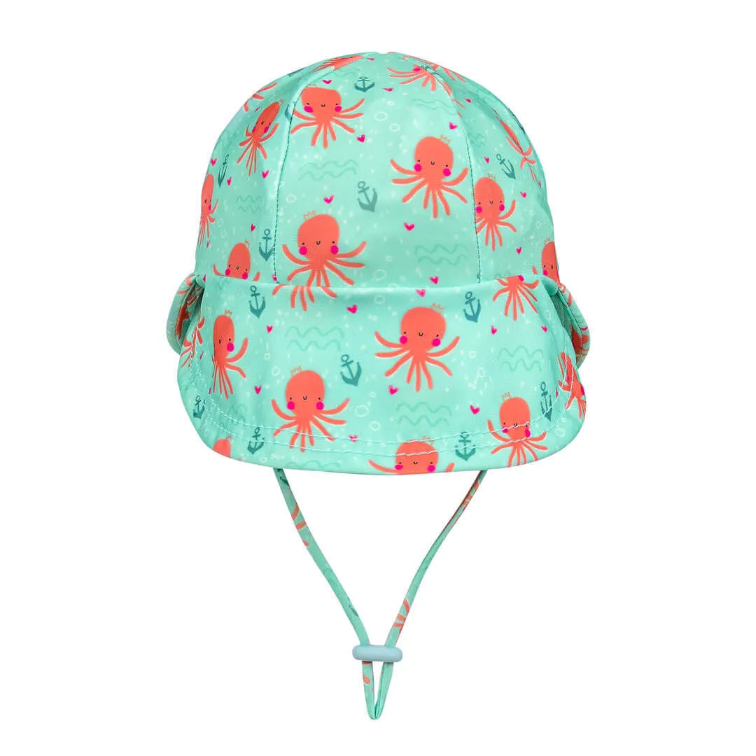 Bedhead Kids Beach Legionnaire Hat UPF50  - Octopus