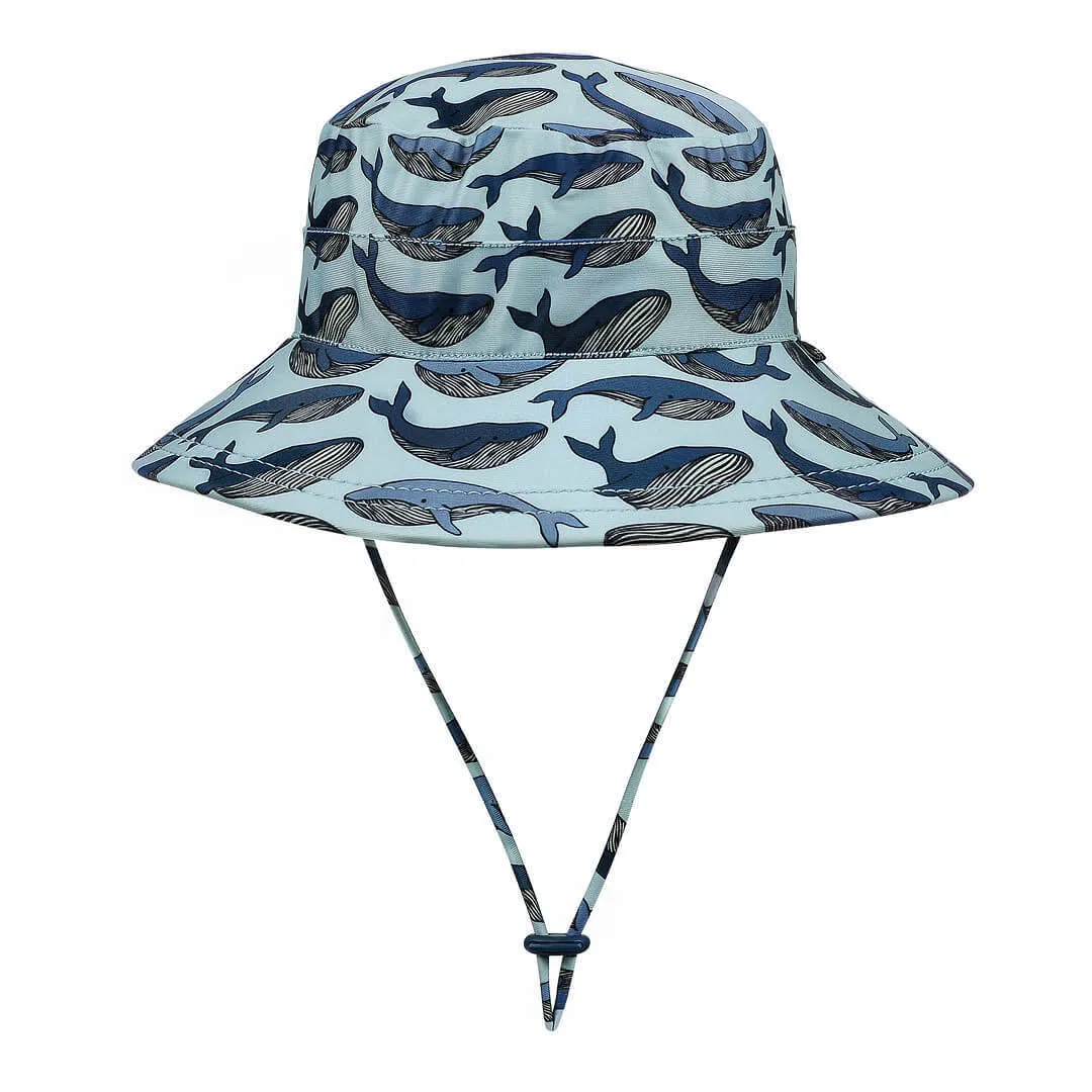 Bedhead Kids Classic Swim Bucket Hat UPF50  - Whale