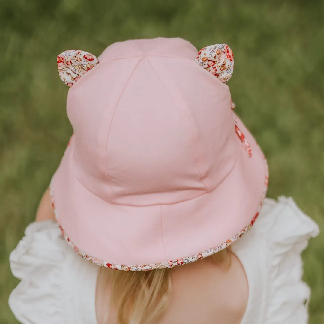 Bedhead Toddler Kids Bucket Hat UPF50  - Paisley Trimmed Kitty