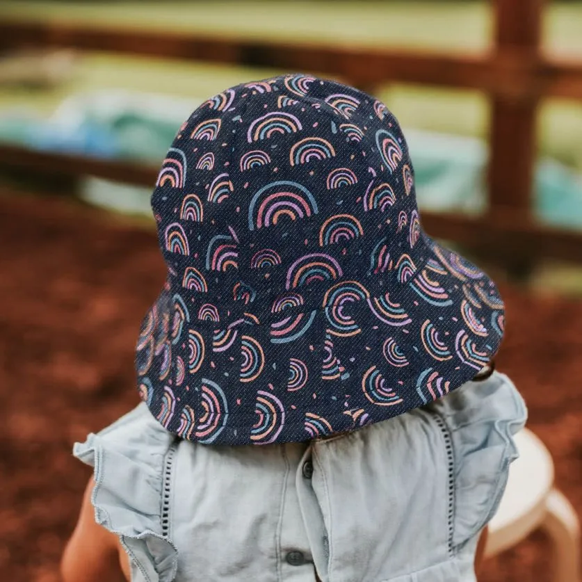 Bedhead Toddler Kids Bucket Hat UPF50  - Rainbow