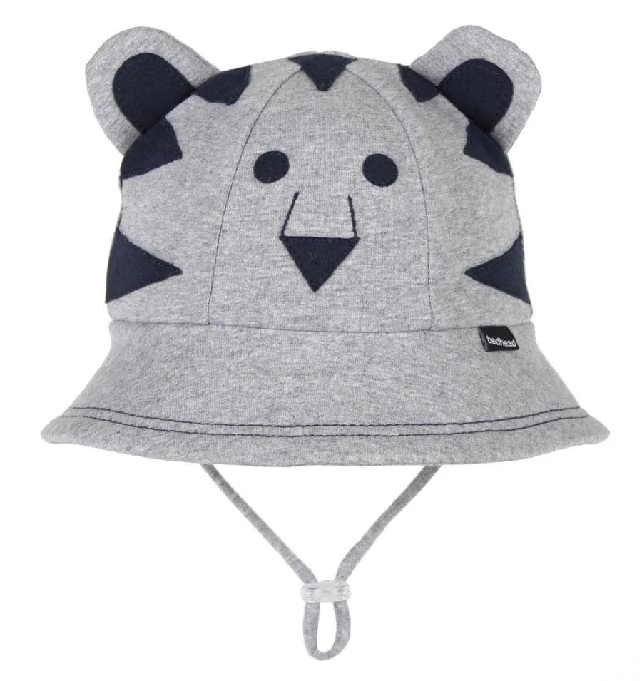 Bedhead Toddler Kids Bucket Hat UPF50  - Tiger Grey Marle