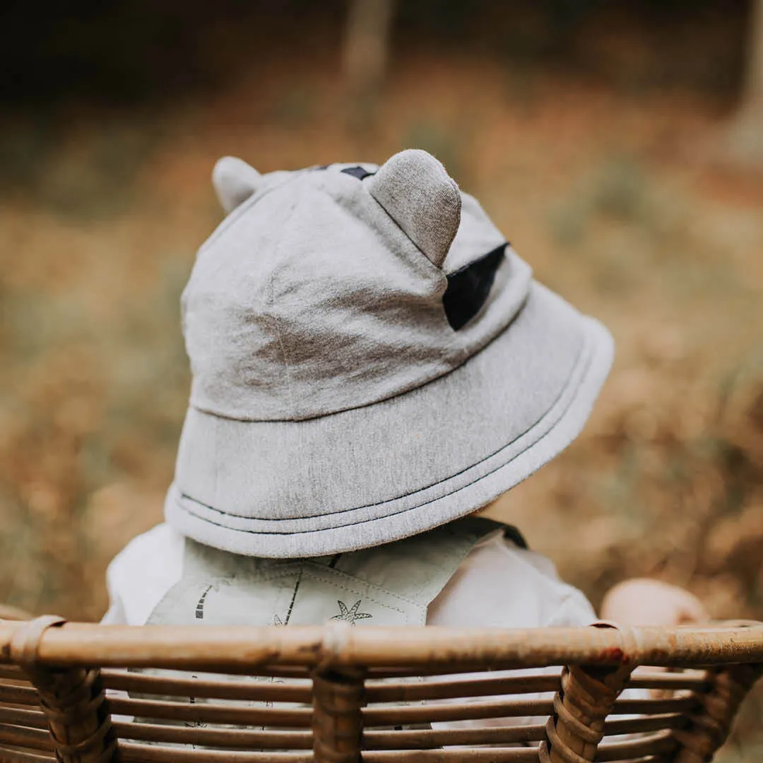 Bedhead Toddler Kids Bucket Hat UPF50  - Tiger Grey Marle