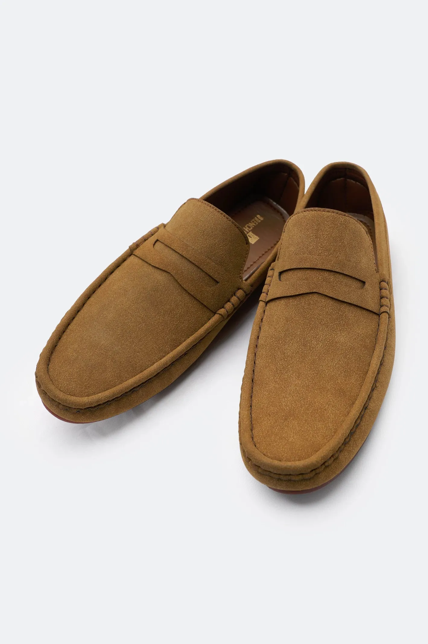 Beige Moccasins Casual Shoes