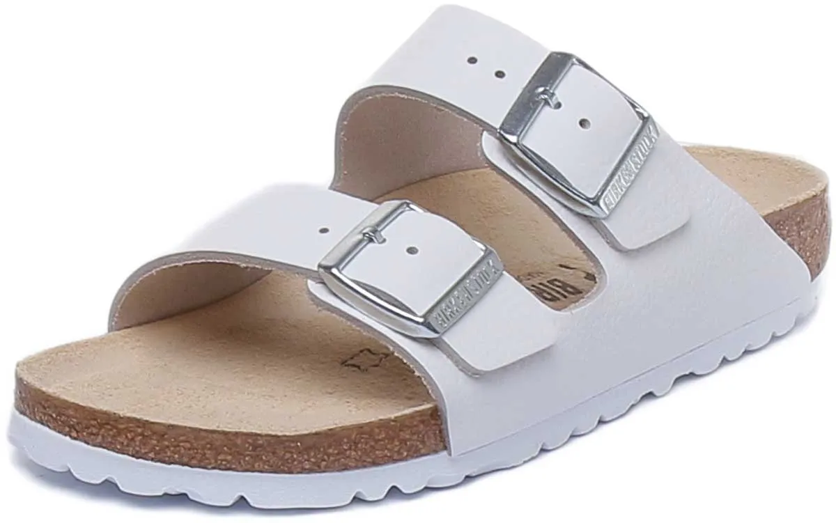 Birkenstock Arizona Nl Unisex In White | Narrow Fit