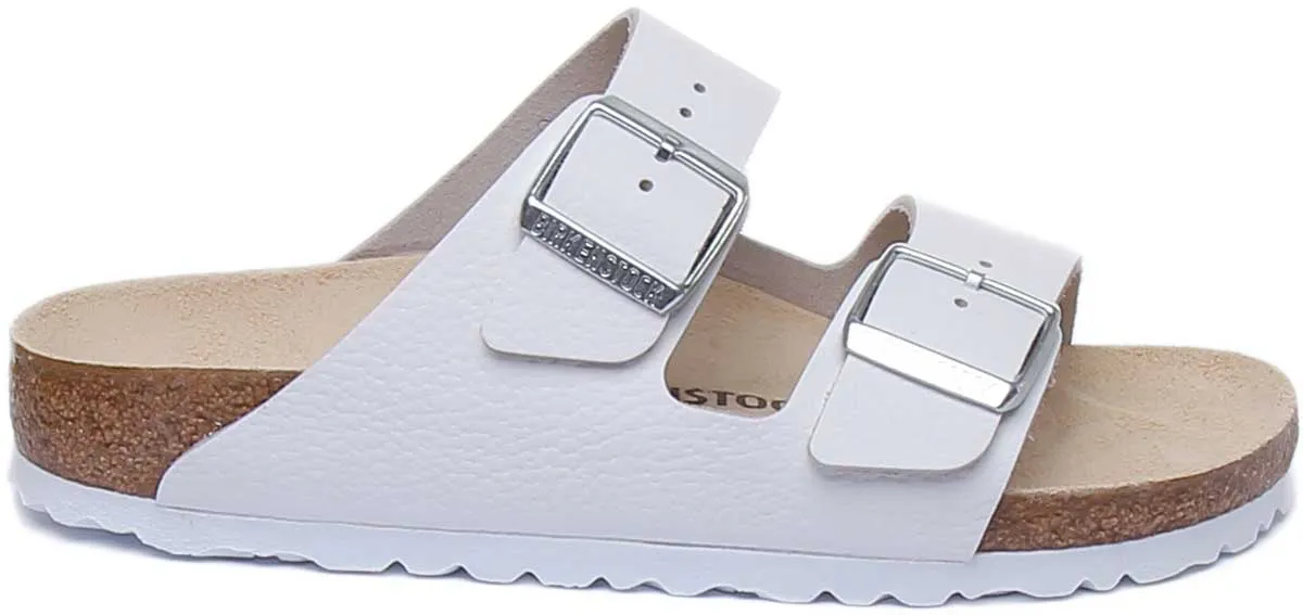 Birkenstock Arizona Nl Unisex In White | Narrow Fit