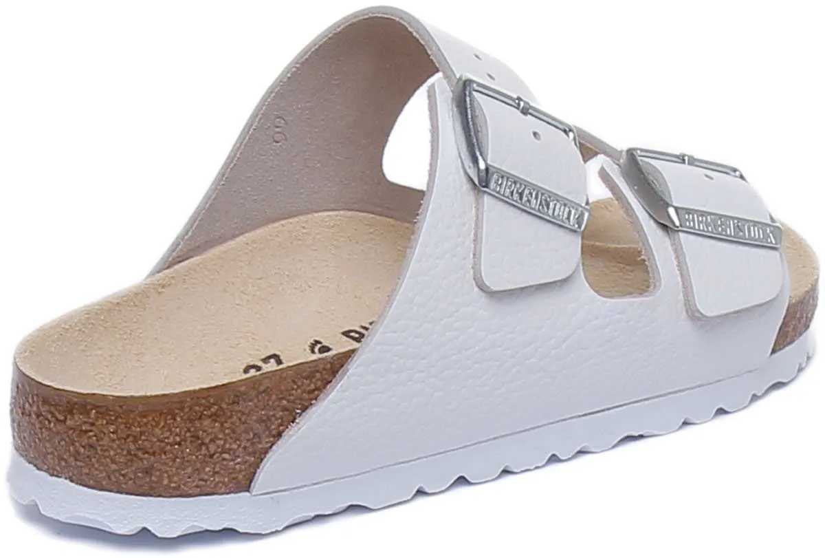 Birkenstock Arizona Nl Unisex In White | Narrow Fit