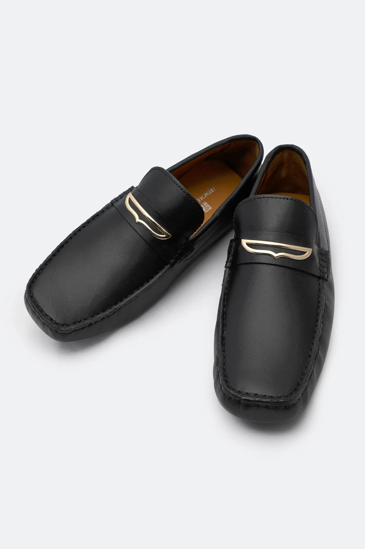 Black Casual Moccasins Shoes