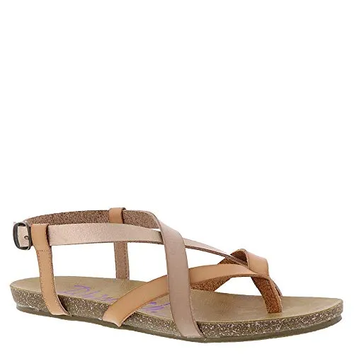 Blowfish Malibu Granola Blonde/Pearl Rose Gold/Blush Dyecut Open Toe Sandals