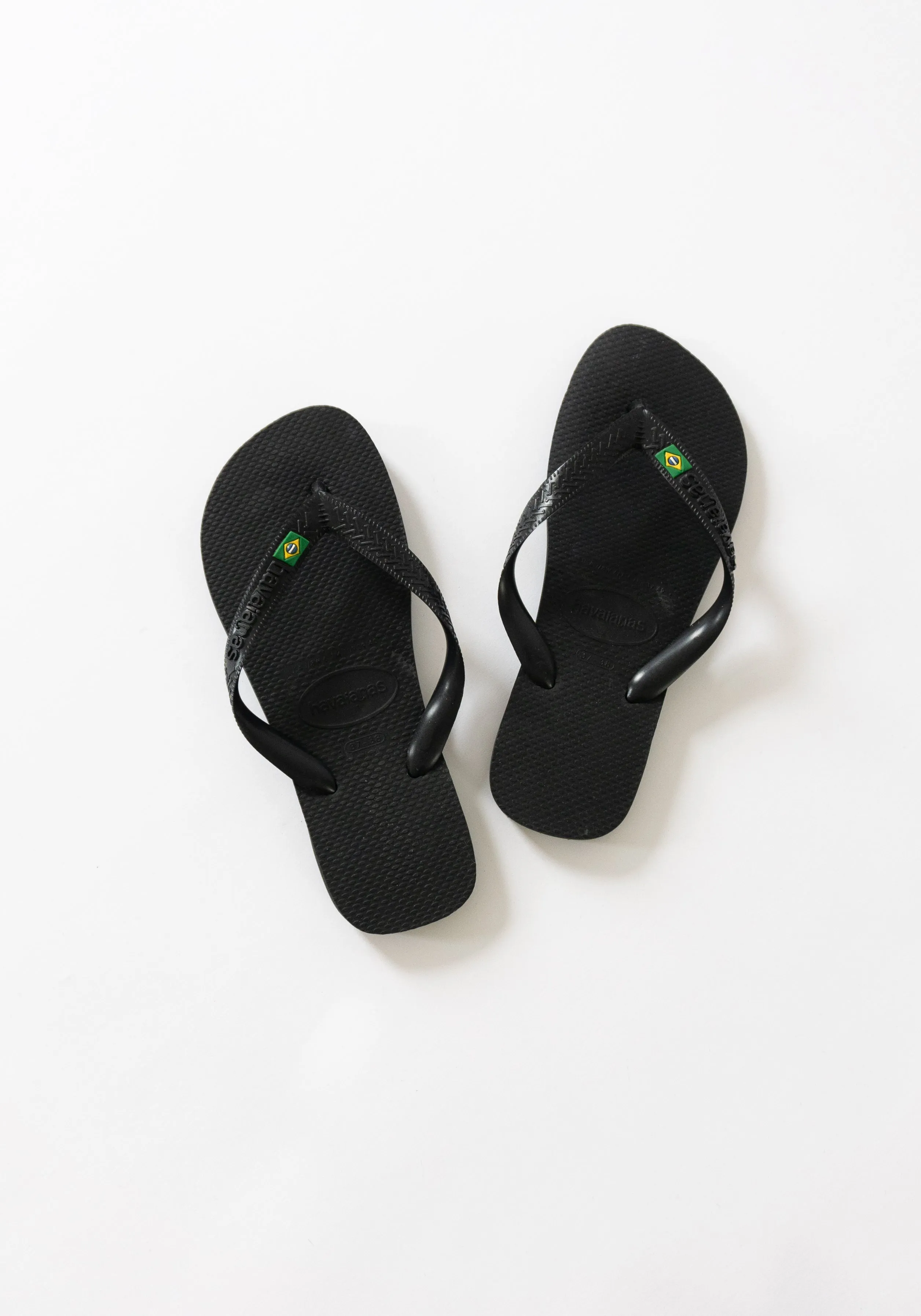 Brazil Flip Flop in Black