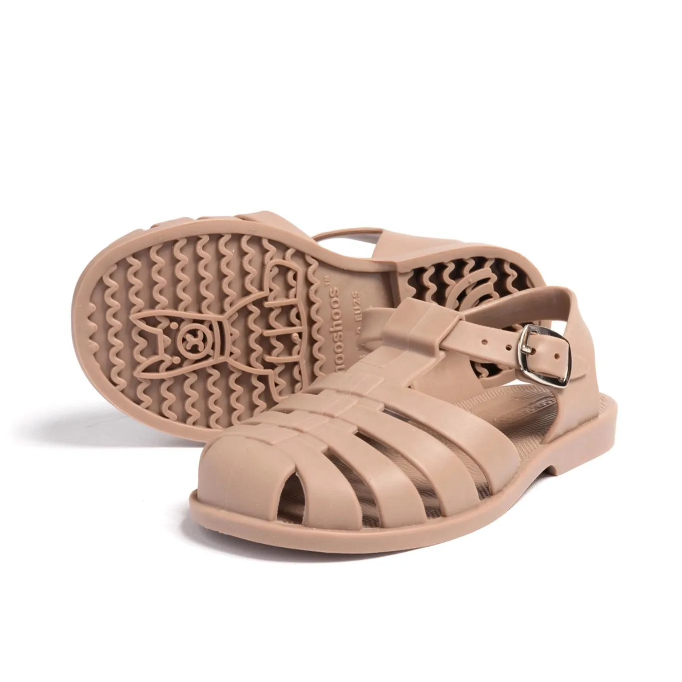 Brown Jelly Sandals