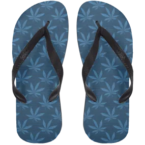 Cannabis Plant Flip Flops