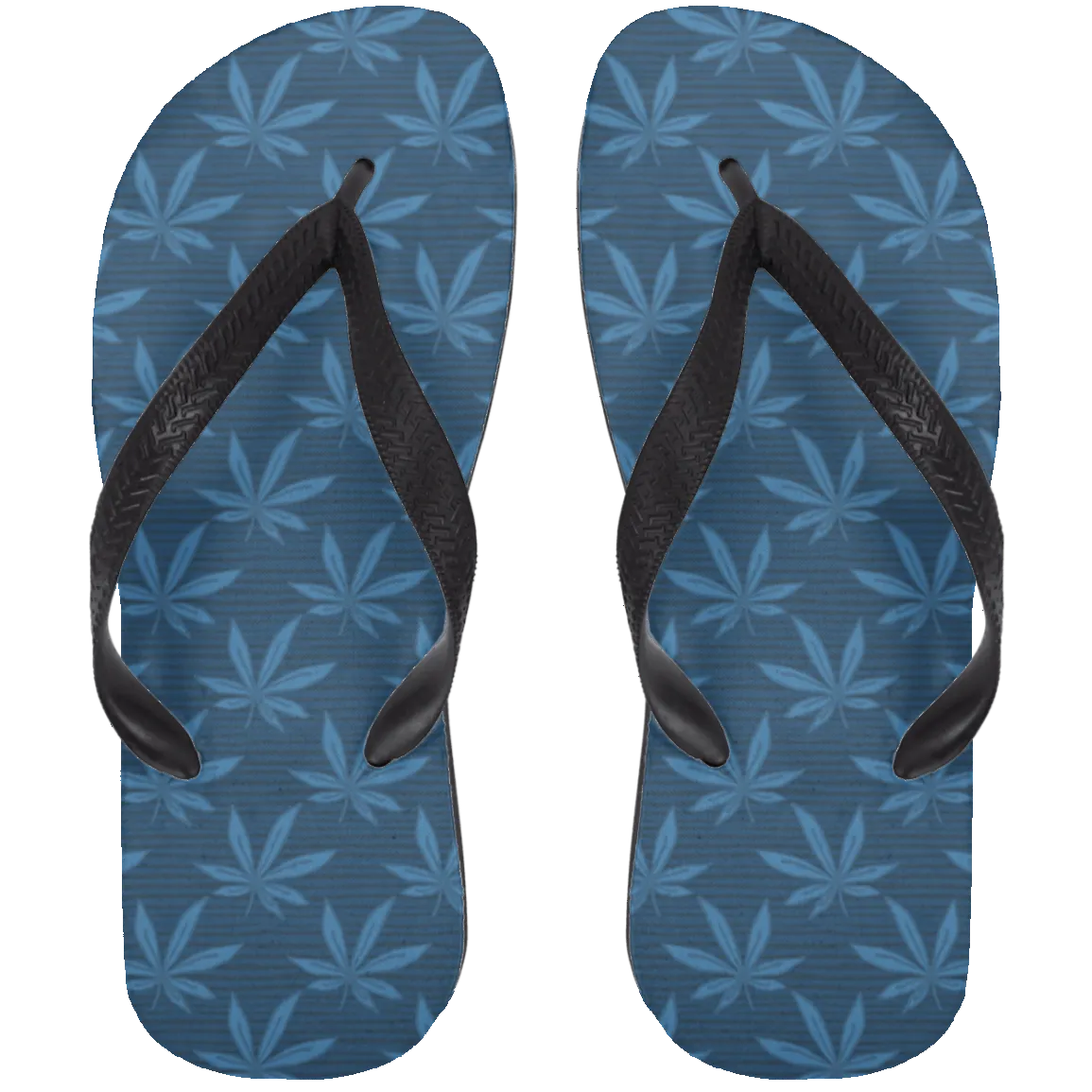 Cannabis Plant Flip Flops