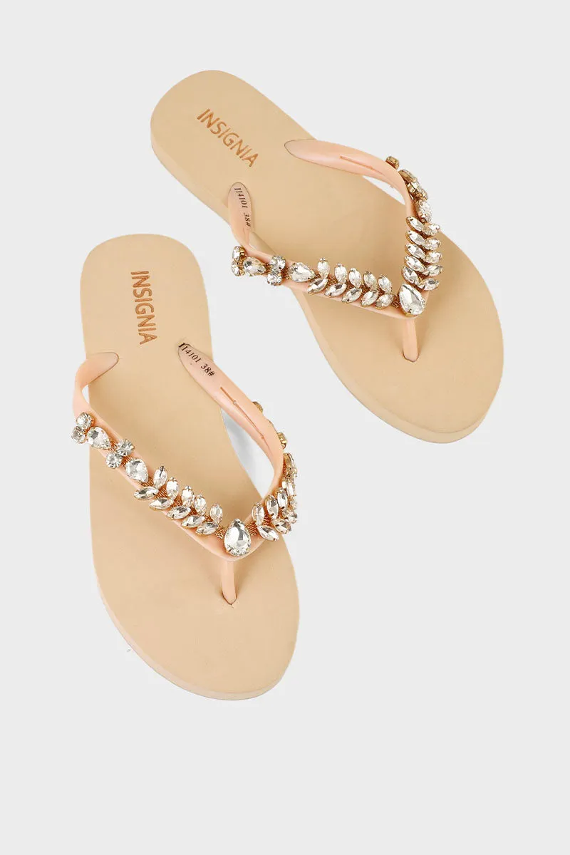 Casual Flip Flop I14101-Beige