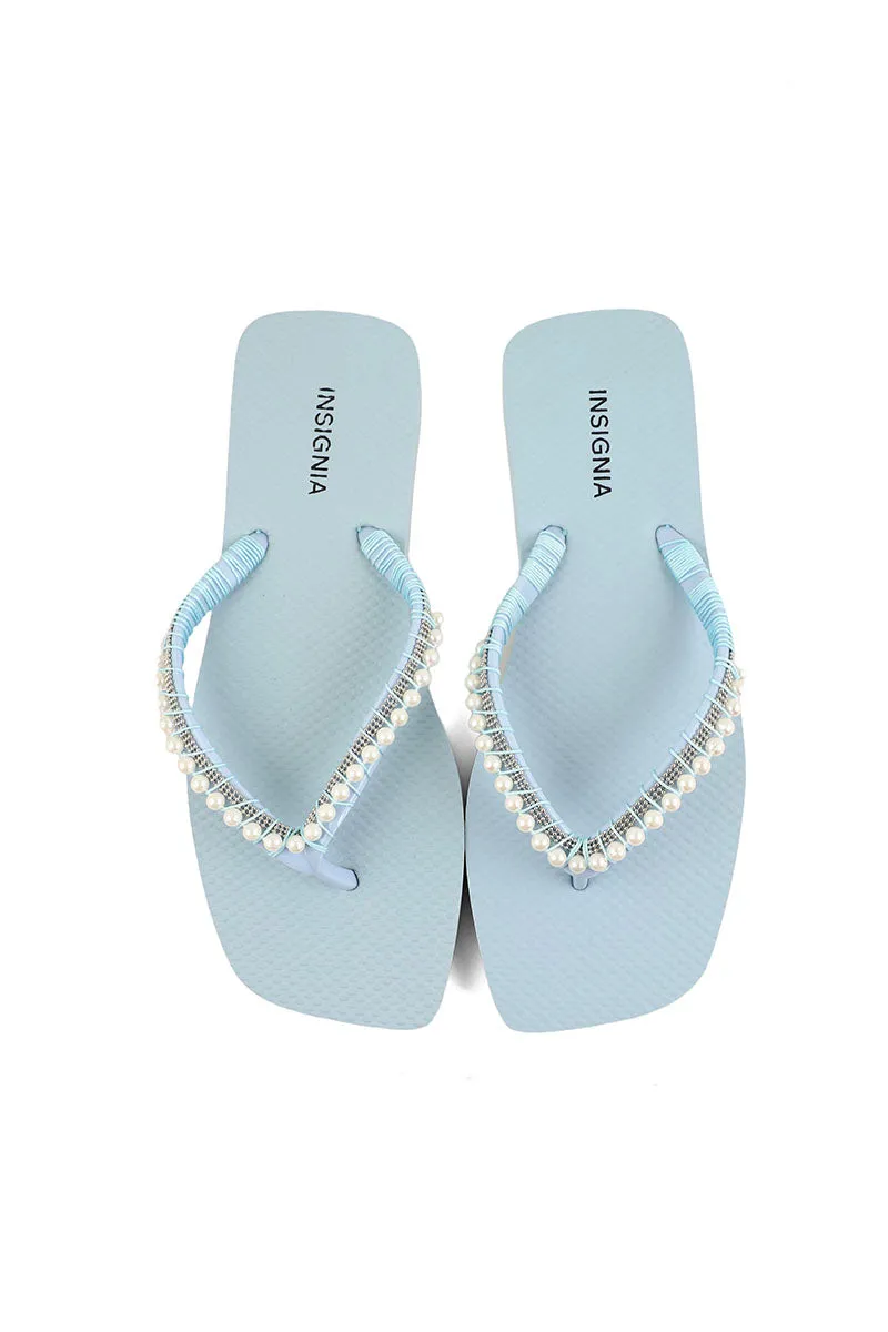 Casual Flip Flop I14133-Sky Blue