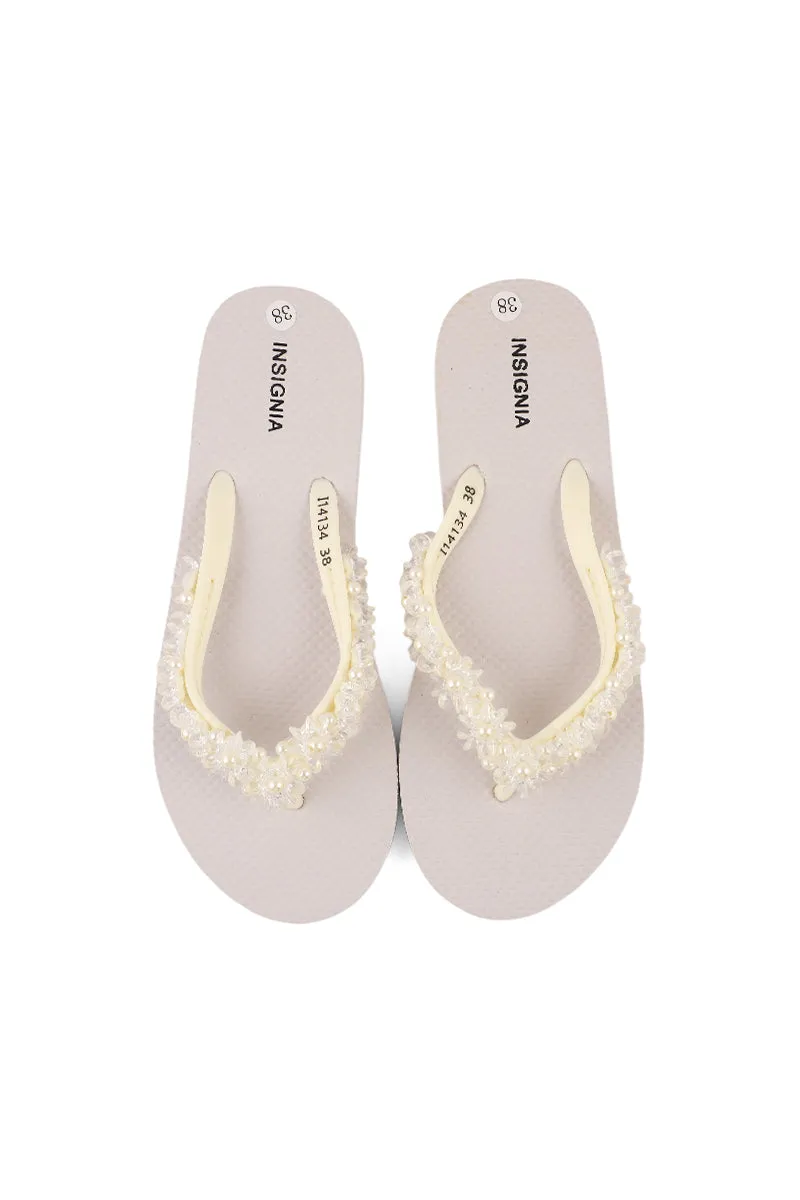 Casual Flip Flop I14134-White