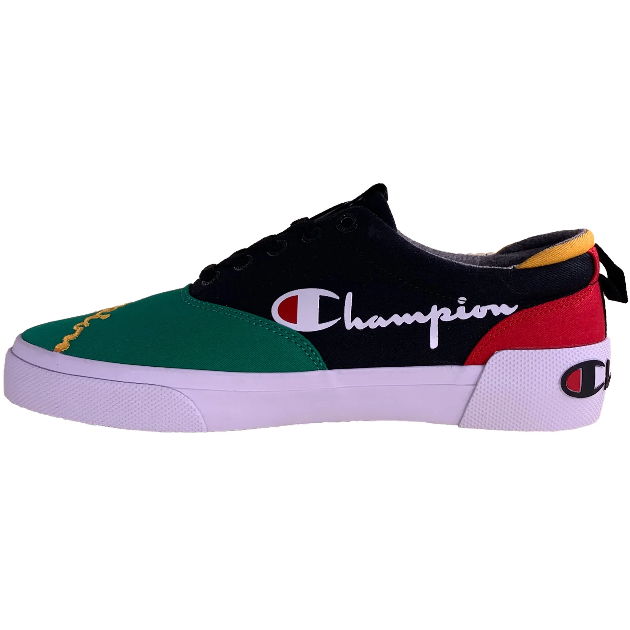 Champion Men's Swipe Color Block Black Multi Casual Athletic Shoes