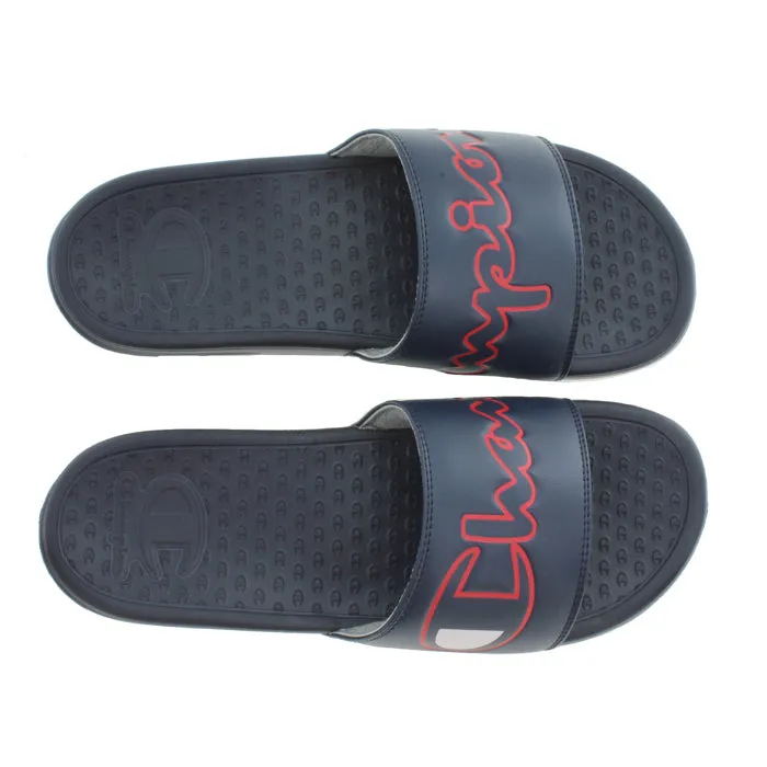 Champion Superslide Navy Script Slides