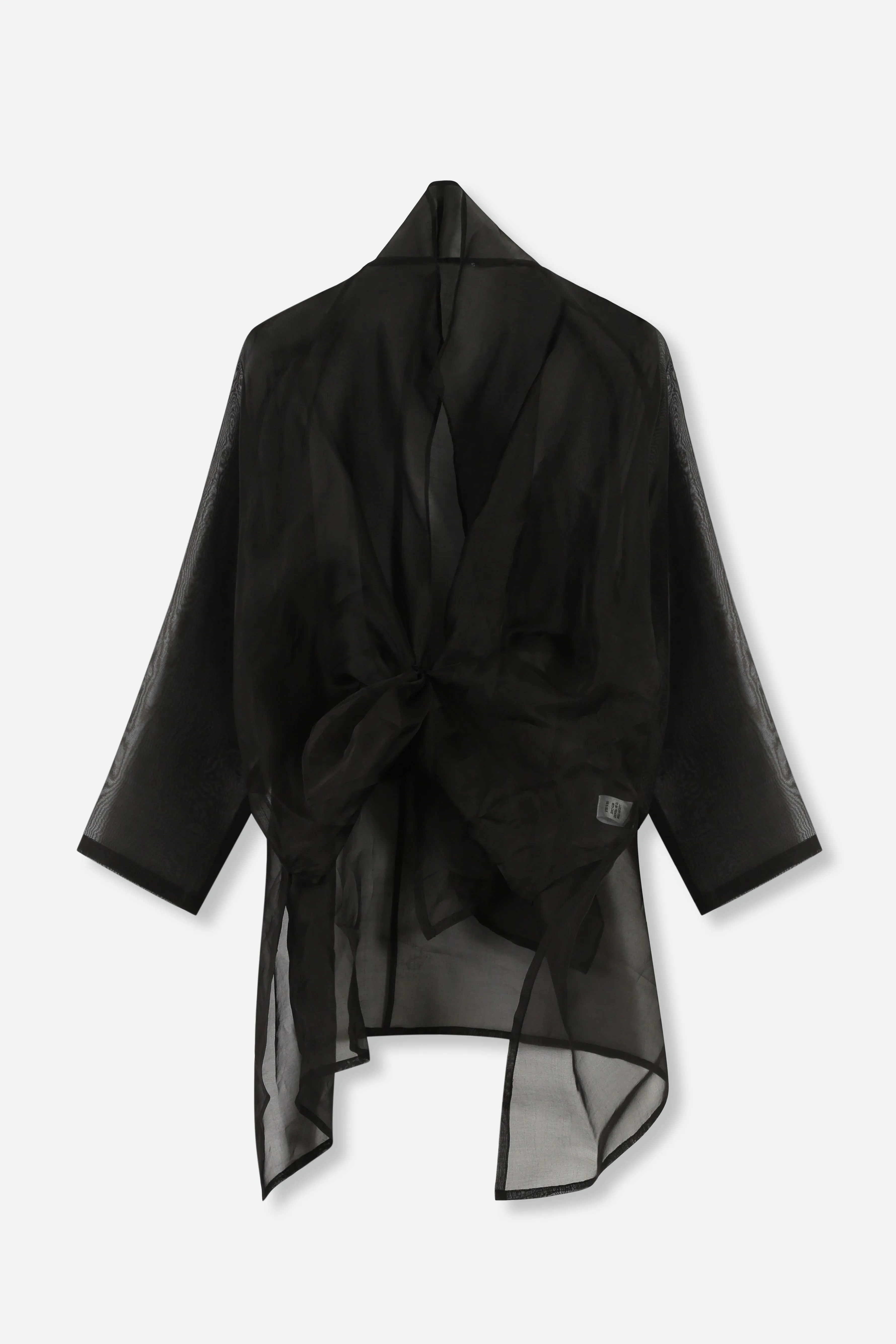 CORTINA IN SILK ORGANZA IN BLACK