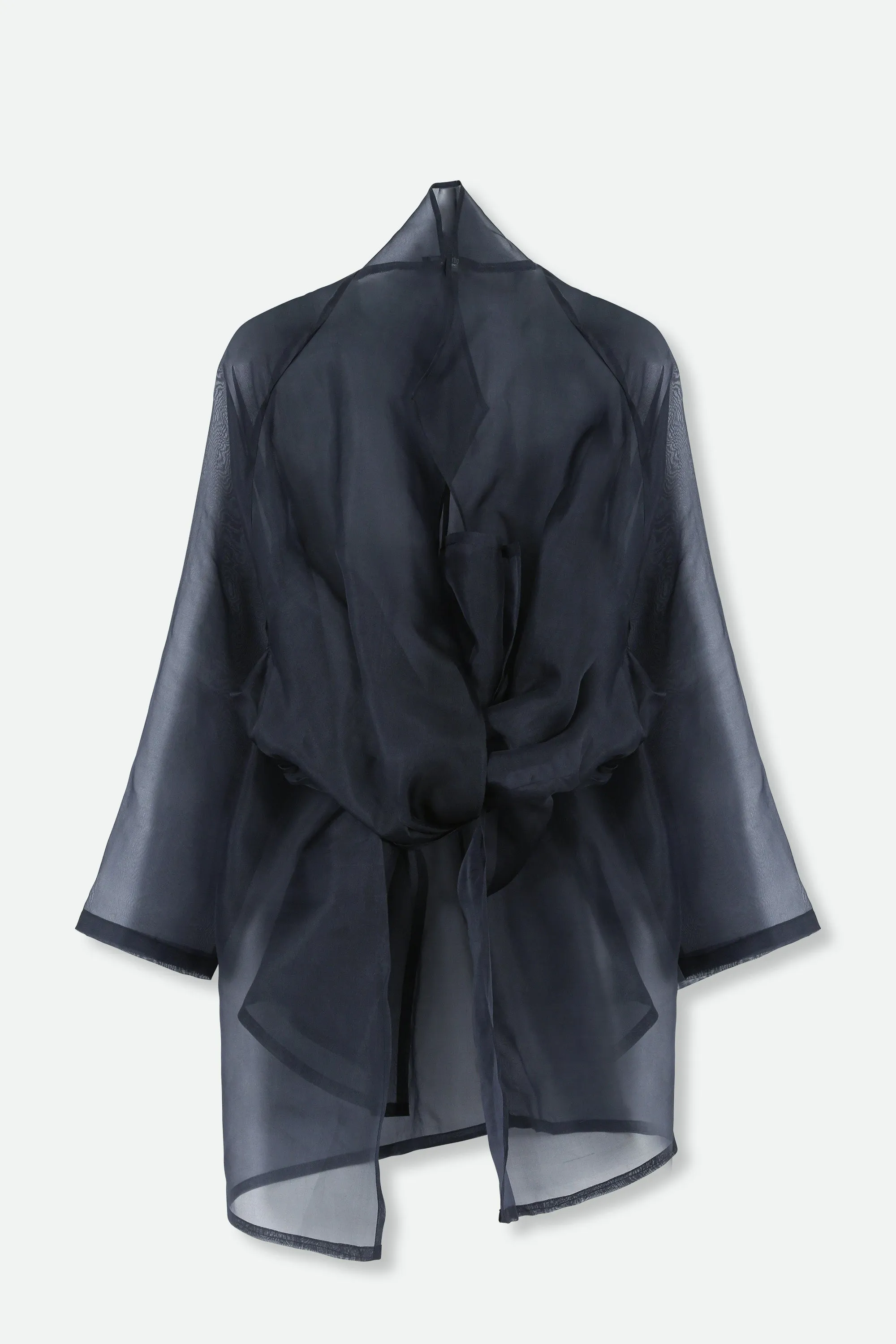 CORTINA IN SILK ORGANZA IN NAVY