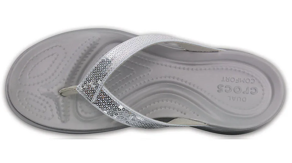 Crocs Capri V Sequin Silver