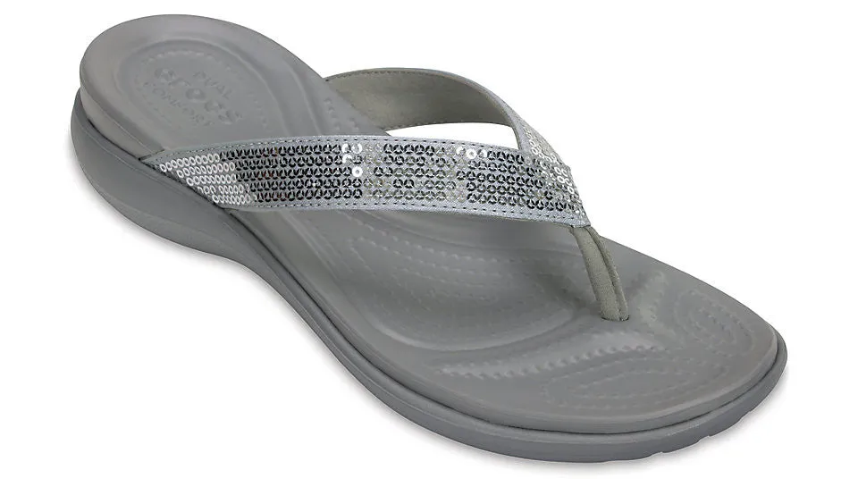 Crocs Capri V Sequin Silver