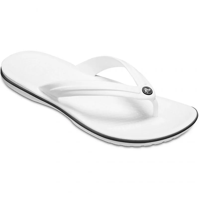 Crocs Unisex Crocband Flip-Flops - White