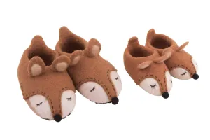 Cute Fox Slippers Size 3 & 4