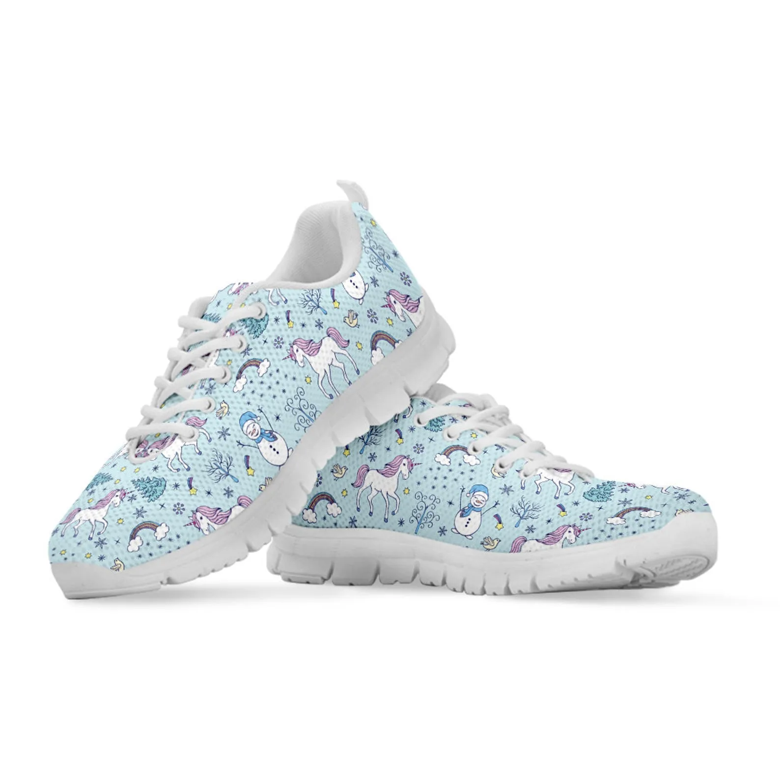 Cute Unicorn Shoes Unicorn Sneakers Running Shoes Unicorn Print Casual Shoes Unicorn Lover Gifts Clothing for Womens Mens Kids Adults