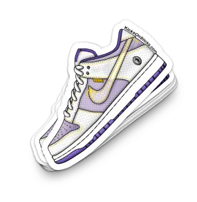 Dunk Low "Union Lakers" Sneaker Sticker