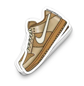 Dunk Low "Waffle" Sneaker Sticker