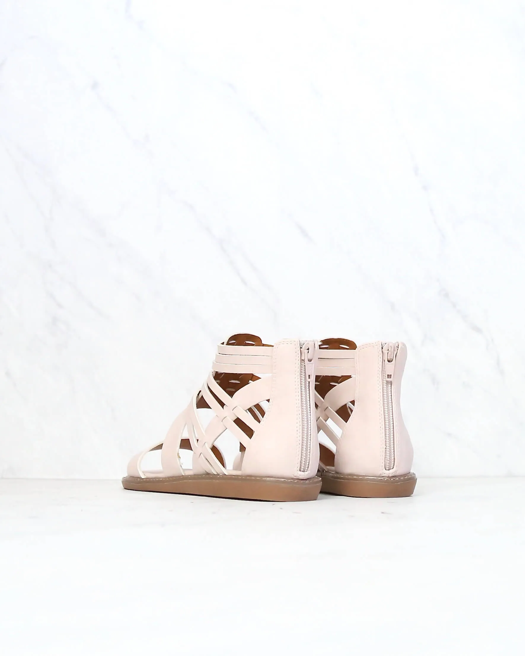 Final Sale - BC Footwear - Half Pint Sandals in Nude