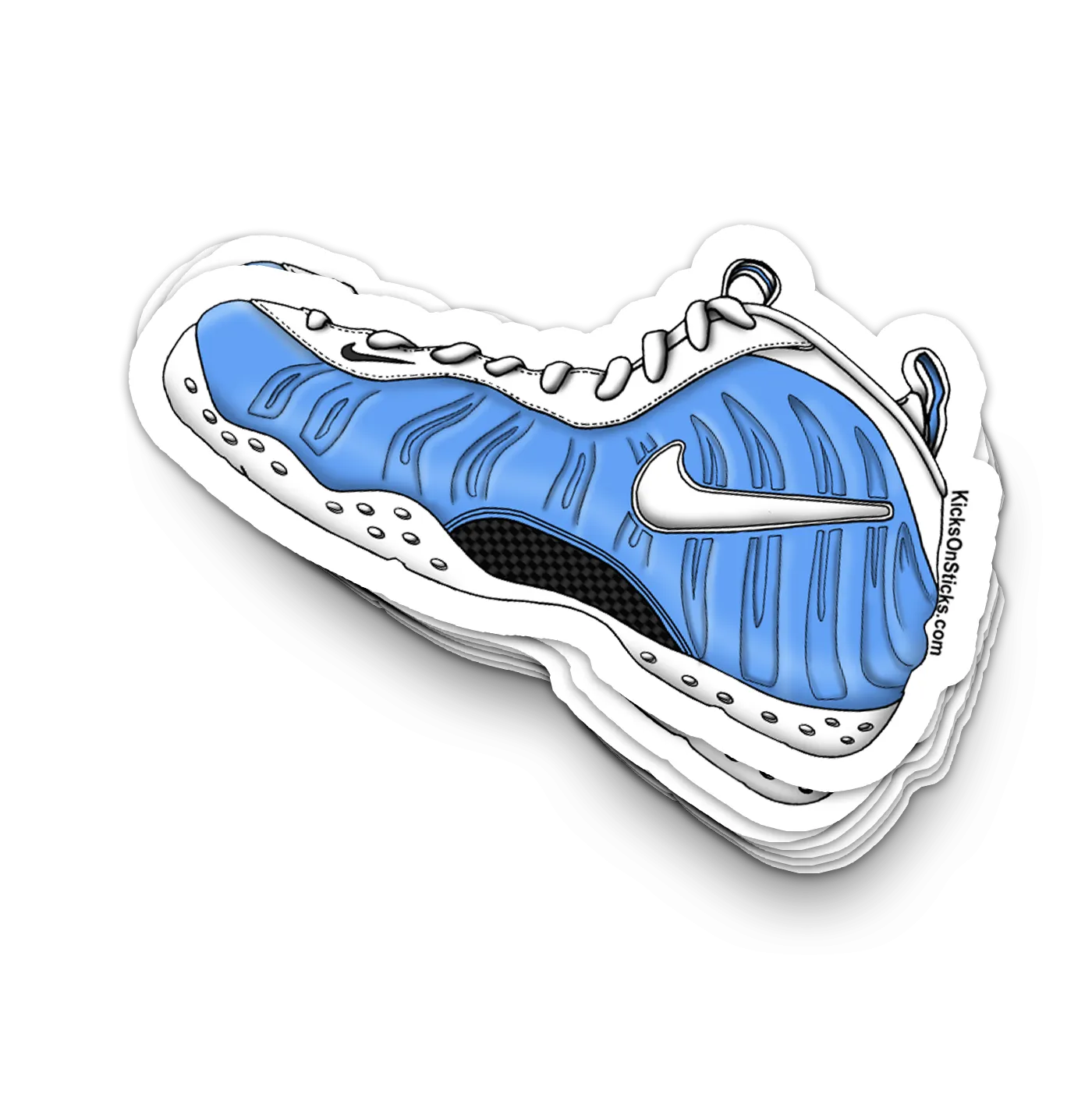 Foamposite Pro "UNC" Sneaker Sticker