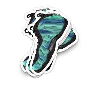 Foamposite "Northern Lights" Sneaker Sticker